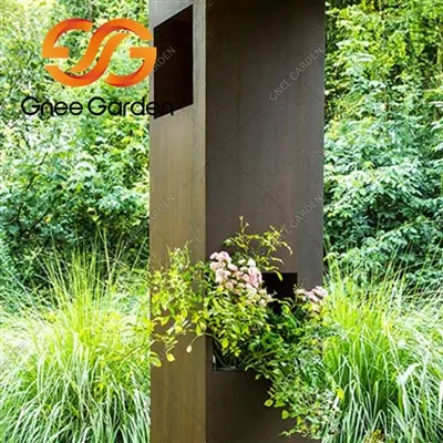 Пергола за ласерско сечење Цортен челика