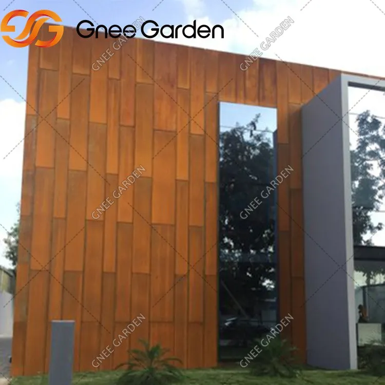 corten steel curtain wall 50