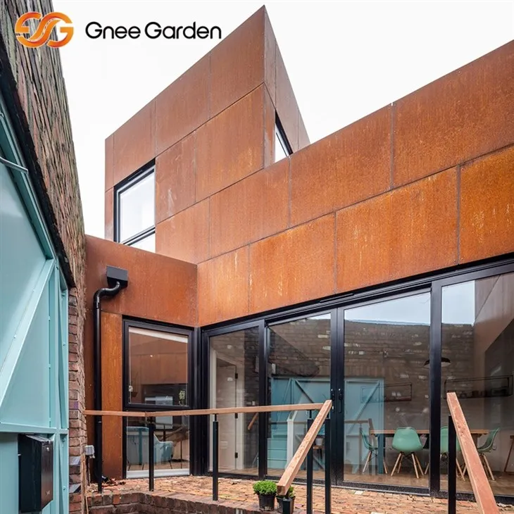 Цортен метални панели Слични стил одржавања