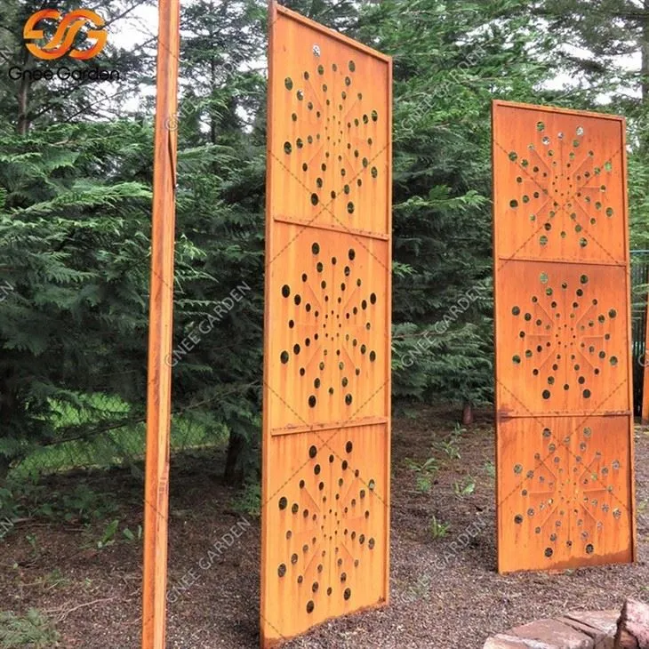 Corten Steel Rust Screens