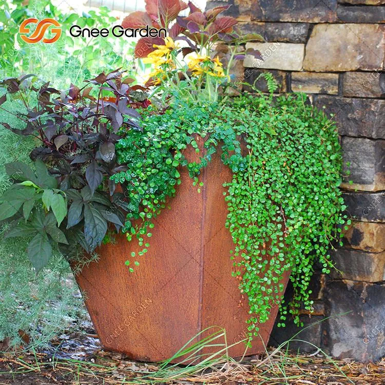 Цортен челичне кутије за садњу