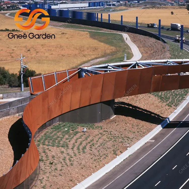 Кортен челични решеткасти мост