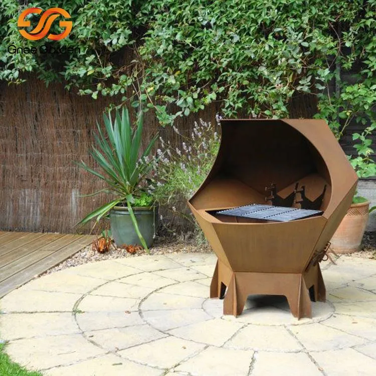 Креативни Цортен Стеел Ббк дизајн