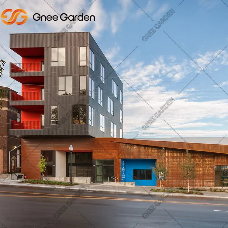 Декоративне зидове за завесе за фасаде Цортен