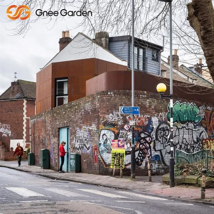 Металне облоге за облагање Цортен Руст Еффецт