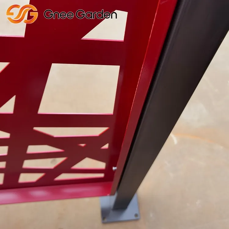 Модерна црвена геометријска дизајнерска екрана