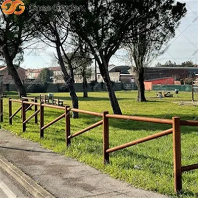 Прилагођени дизајн у цортен челичној модерној огради