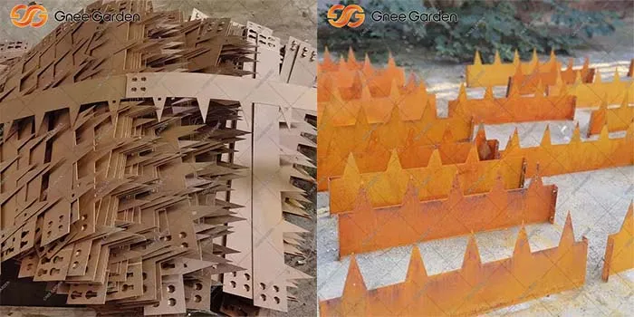 Durable Corten Steel Garden Bed with Rust Finish Durable Corten Steel Garden Bed with Rust Finish