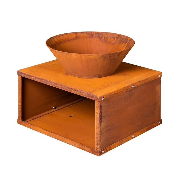 Outdoor Fire Bowl Corten Steel