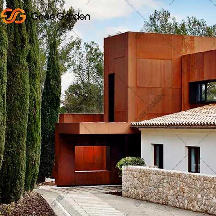 Спољни зидови са модерним завесом