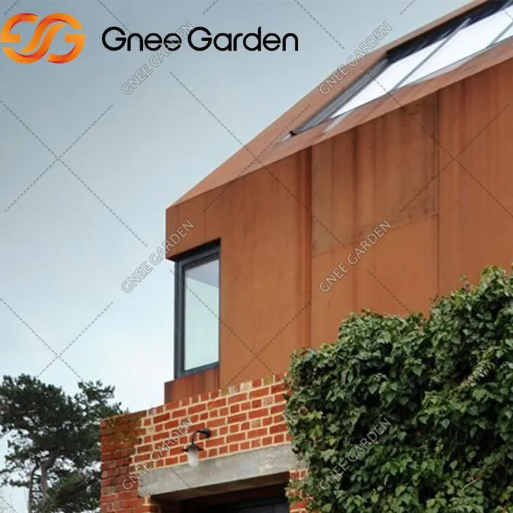 Спољна зграда Користите зид Цортена Челична завеса