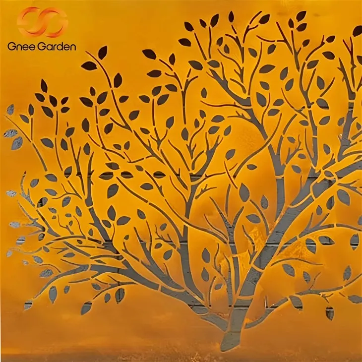 Ласер - исећи Цортен челичне екране за поплочани дио