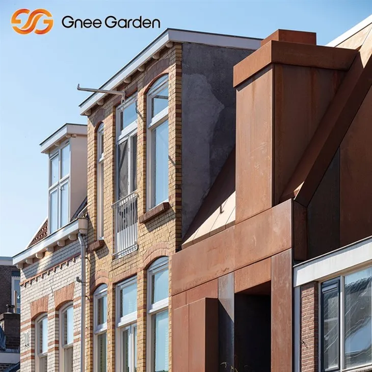 Рустикална корнена облога природне челичне патине