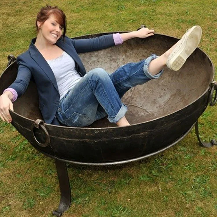 Рустикална метална ватра