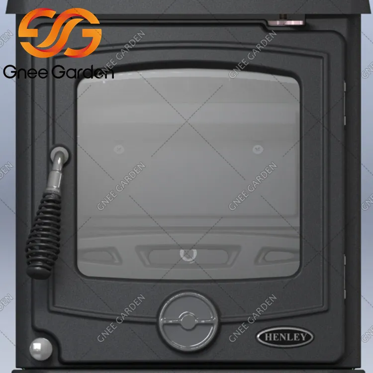 Мала пећ од ливеног гвожђа на дрва