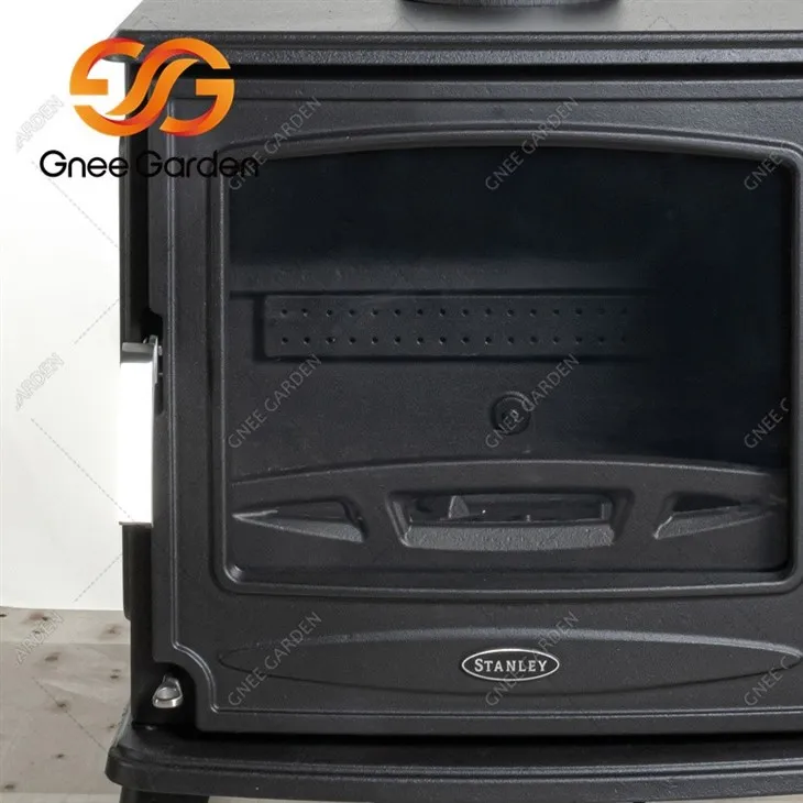 Outdoor Matte Black Cast Iron Wood Burning Stove